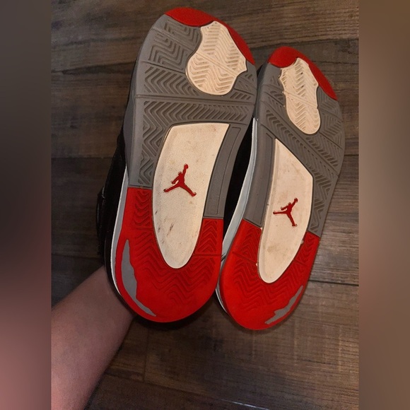 Jordan Kids' Sneakers in Black and Red - Picture 9 of 9